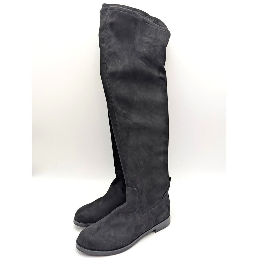 Reaction Kenneth Cole Wanderly Knee High Boots Women's Black Size US6.5 EU37